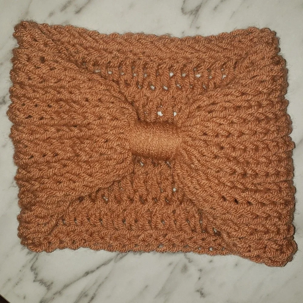 Handmade Knit Turban Headband - Picture 3 of 6